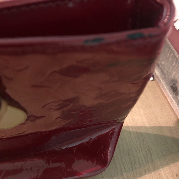 Authentic Louis Vuitton Red Brea - Picture 6 of 13